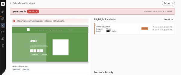 Сайт Pepe перенаправляет пользователей на ПО для кражи криптовалюты — Blockaid