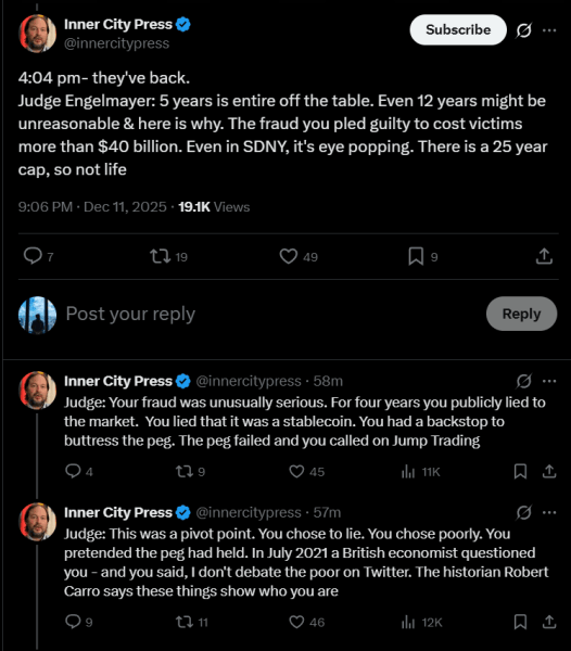 Главе Terra До Квону дали 15 лет тюрьмы Главе Terra До Квону дали 15 лет тюрьмы