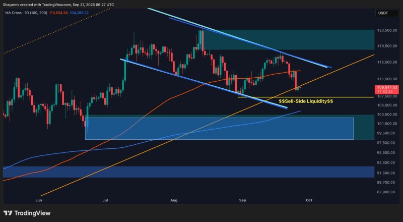 Анализ цен на биткойн: BTC погружается ниже критической поддержки - что дальше?