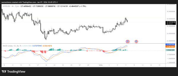 HYPE опускается ниже 28 долларов на фоне усиления бычьего тренда