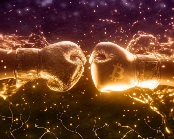 Золото обошло биткоин по доходности за пять лет Золото обошло биткоин по доходности за пять лет