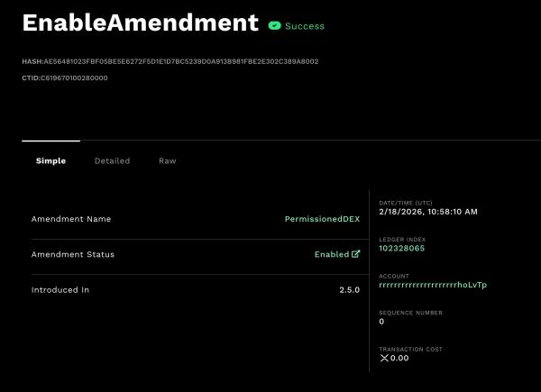 XRP Ledger запустил DEX для регулируемых организаций XRP Ledger запустил DEX для регулируемых организаций